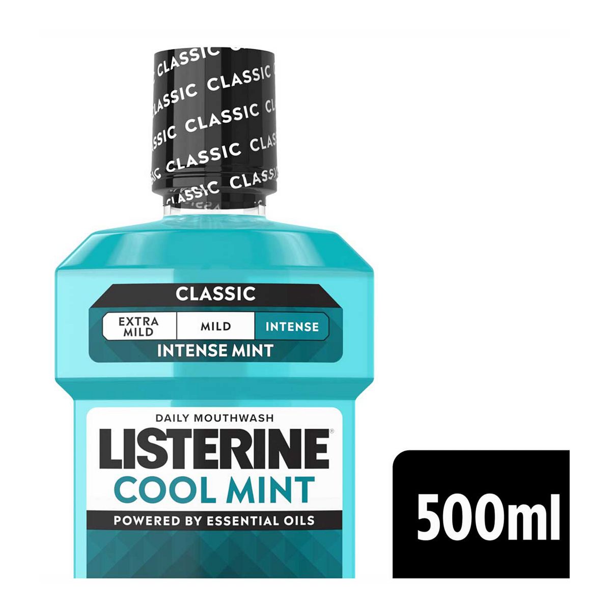Listerine Essentials Cool Mint Mouthwash 500Ml