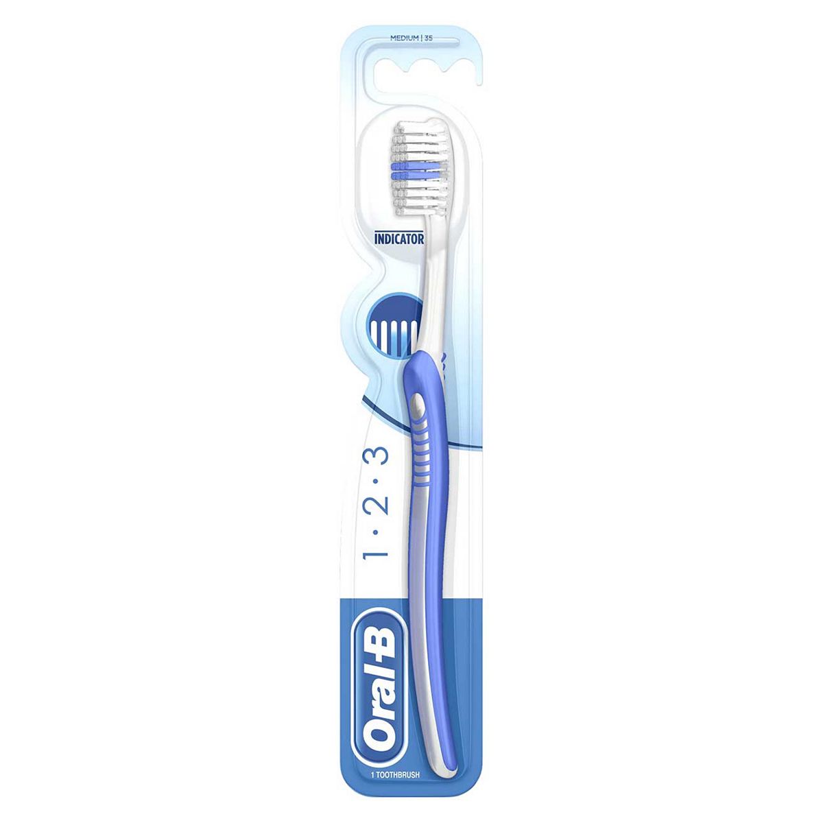Oral B Oral-B 123 Indicator Medium Manual Toothbrush
