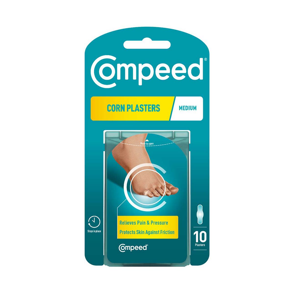 Compeed 10 Corn Medium Hydrocolloid Treatment Plasters, Pack