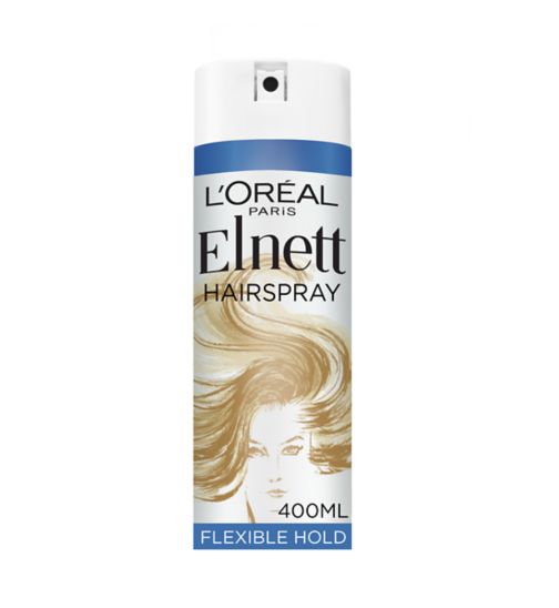 L'Oreal Hairspray by Elnett for Flexible Hold & Shine 400ml