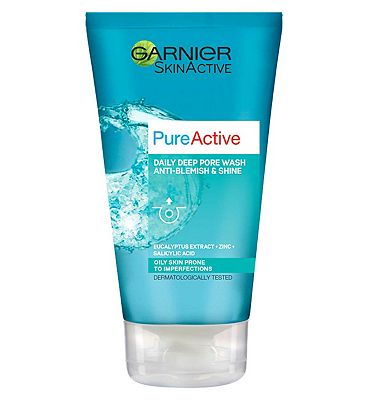 Garnier Skin Naturals Pure Anti-Blackhead Deep Pore Wash 150ml