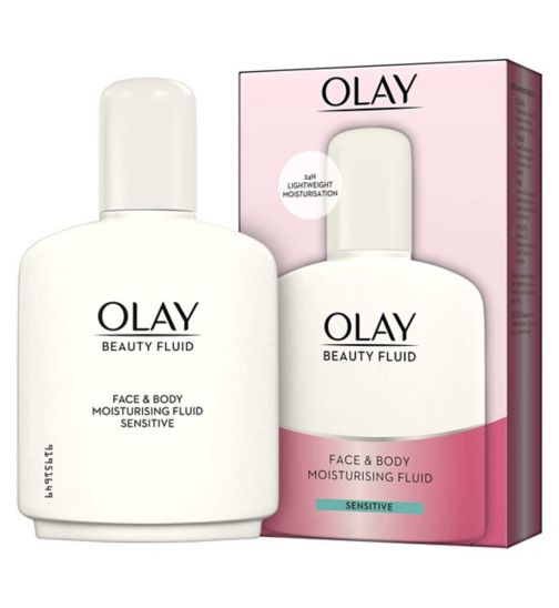 Olay Beauty Fluid Face And Body Sensitive Moisturiser 200ml