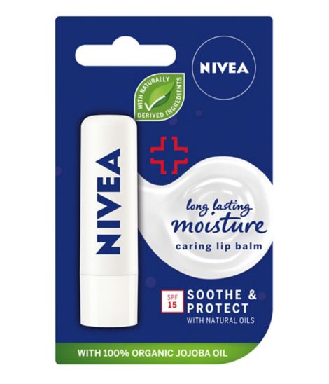 NIVEA Lip Balm Soothe & Protect SPF15 For Dry Lips 4.8g