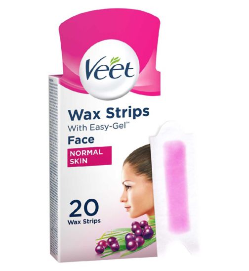Veet Wax Strips Face for Normal Skin x20