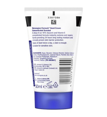 Neutrogena Norwegian Formula Hand Cream Concentrated Scented 50ml (6)