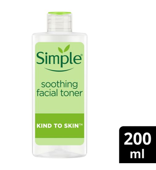 Simple Kind to Skin Alcohol Free Soothing Facial Toner 200ml