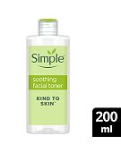 Simple Kind to Skin Alcohol Free Soothing Facial Toner 200ml