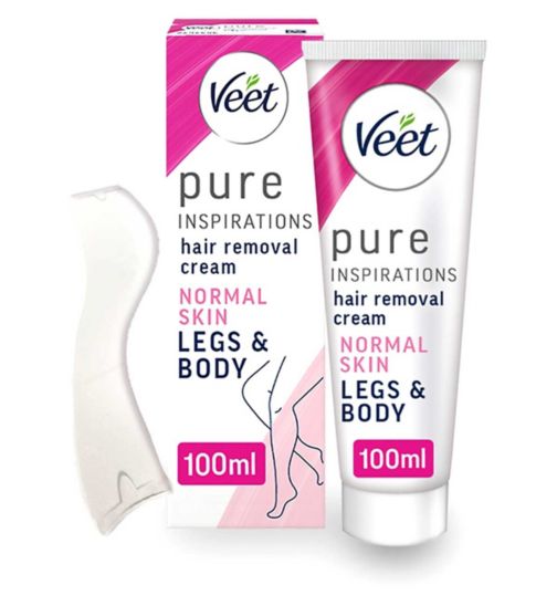 Veet Pure Hair Removal Cream Body & Legs for Normal Skin 100ml