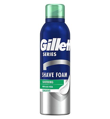 Gillette Series Sensitive Skin Shaving Foam with Aloe Vera 250ml