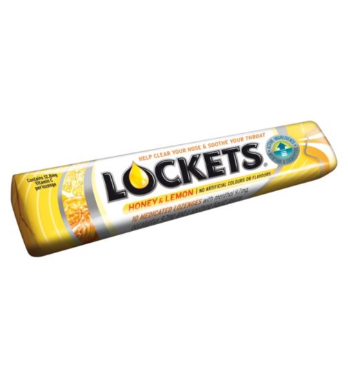 Lockets Honey & Lemon - 10 Lozenges