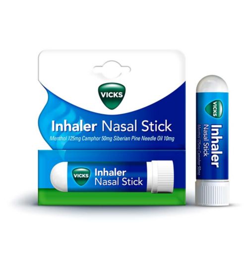 Vicks Inhaler Fast Acting Decongestant For Blocked Nose Relief Stick