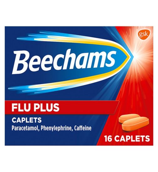 Beechams Flu Plus Cold and Flu Caplets 16s
