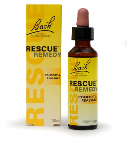 Bach Rescue Remedy Dropper 20ml - Comfort & Reassure Flower Essences