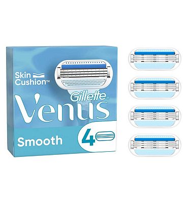 Venus Smooth Razor Blade Refills x4 Boots