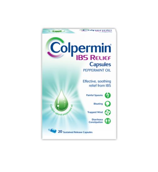 Colpermin IBS Relief Peppermint Oil - 20 Sustained Release Capsules
