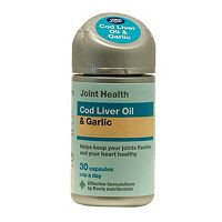 Boots Joint Health Cod Liver Oil  Garlic -30 Capsules