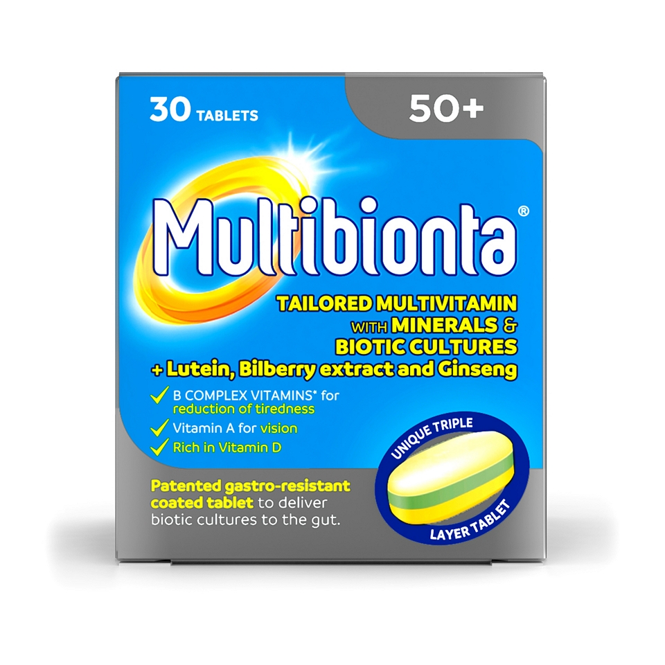 Multibionta 50+ Tablets   30 Tablets 2556650
