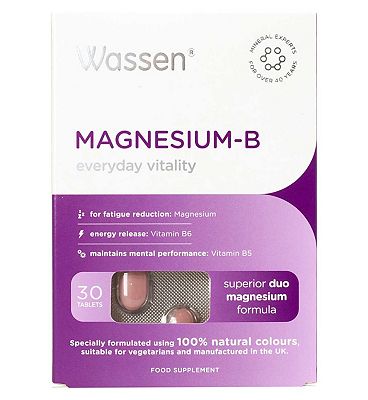 Wassen Magnesium-B 30 Tablets, 30 Tabs