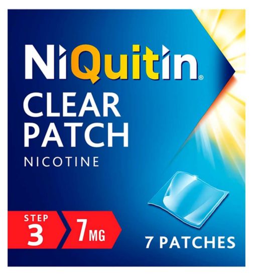 NiQuitin Clear Patch 7mg - 7 Patches - Step 3