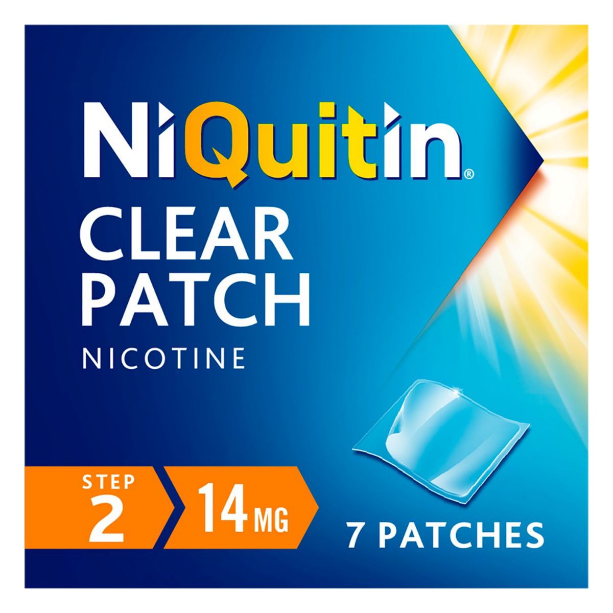 Niquitin Clear 14Mg Patch (Step 2) - 7 Patches, 14MG Day