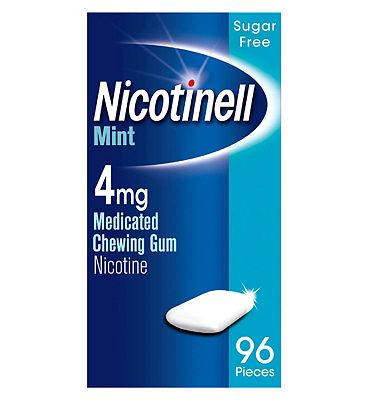 Nicotinell Mint 4mg Medicated Chewing Gum Nicotine 96 Pieces