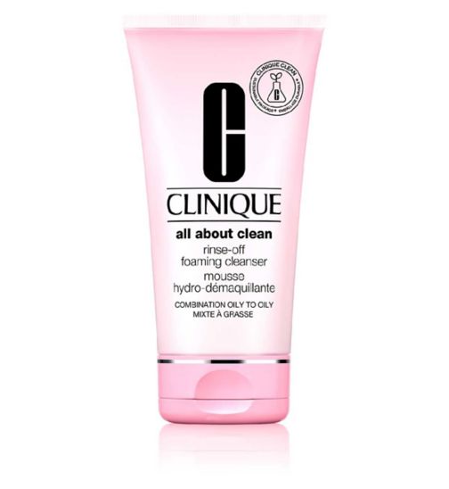 Clinique Rinse-Off Foaming Cleanser for Combination Oily to Oily Skin Types 150ml