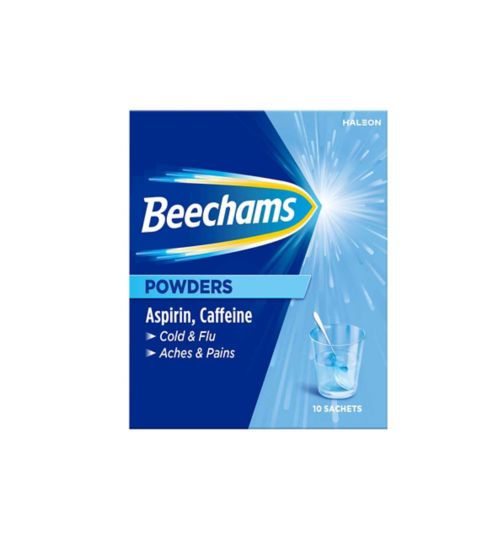 Beechams Powders Aspirin & Caffeine - 10 Sachets