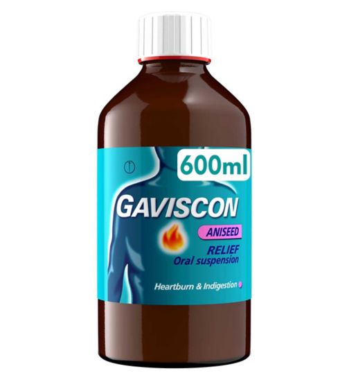 Gaviscon Original Aniseed Relief Oral Suspension - 600ml