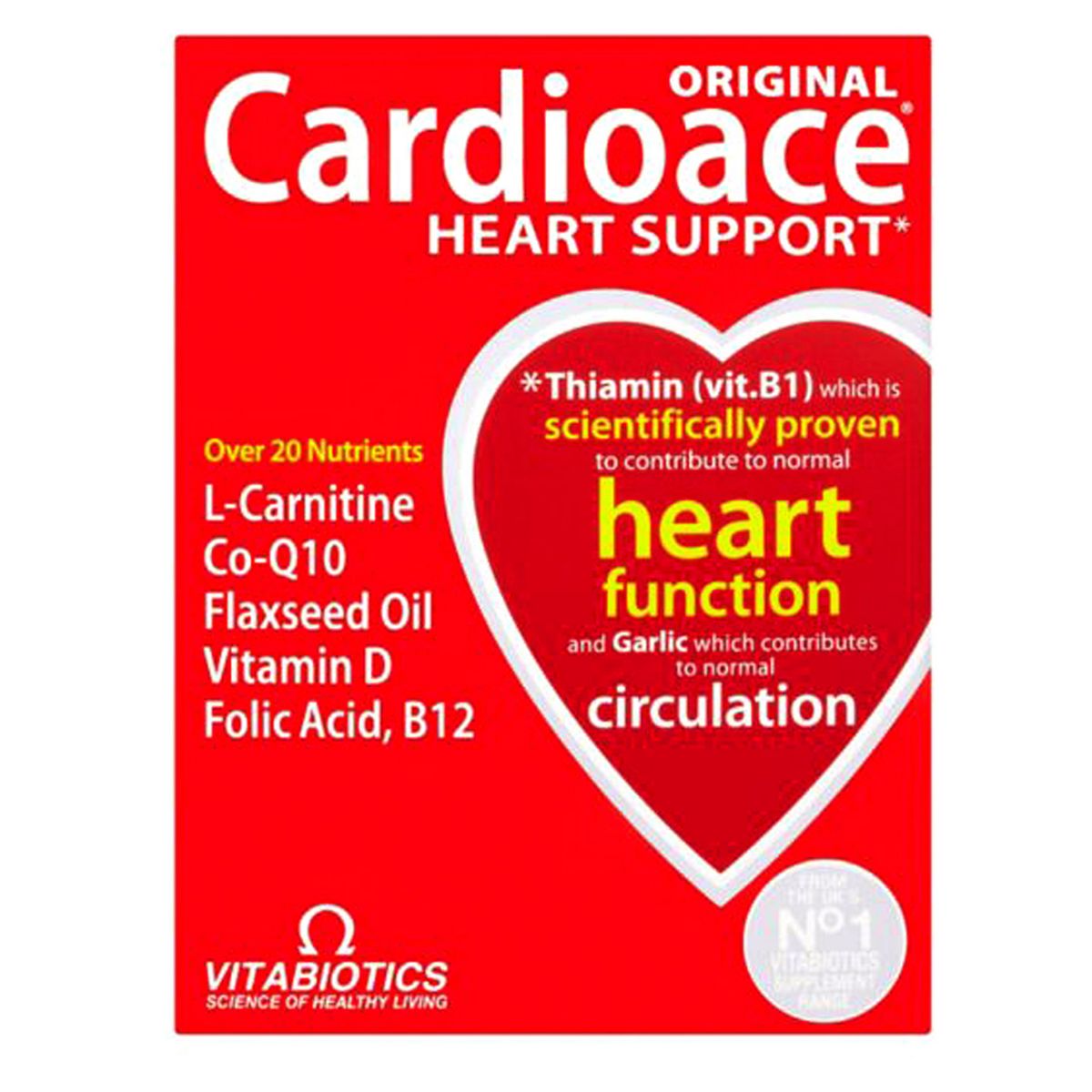Cardioace Vitabiotics - 30 Tablets, Caps