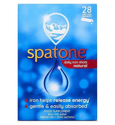 Spatone 100% Natural Iron Supplement 28 One-a-Day Sachets 560ml