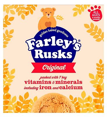 Heinz All Ages 4-6 Months Onwards Farley's Rusks Original Value Pack 300g