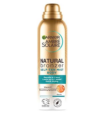 Garnier Ambre Solaire No Streaks Bronzer Dry Body Mist Dark 150ml