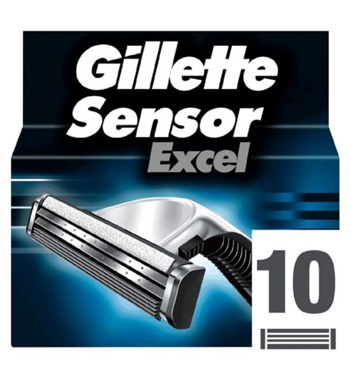 Gillette SensorExcel Men's Razor Blades - 10 Refills