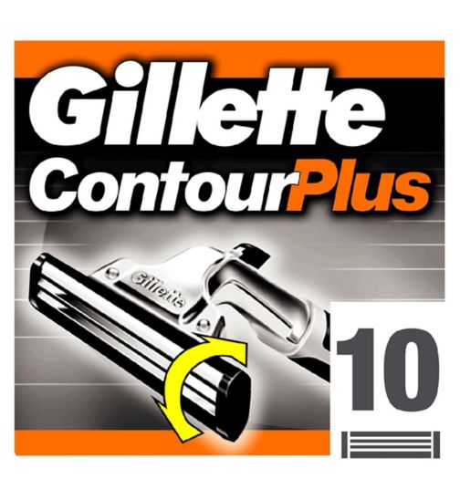 Gillette Contour Plus Men’s Razor Blades 10 Razor Blades Refills