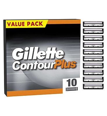 Gillette Contour Plus Replacement Razor Blades 10 Pack