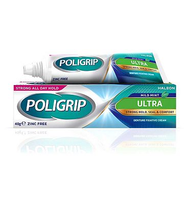 Poligrip Ultra Denture Fixative Cream 40g
