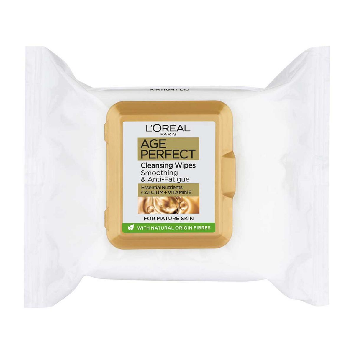 Loreal L'oreal Paris Age Perfect Cleansing Wipes Pack Of 25 Formulated With Pro-Calcium & Sweet Almond Oil 25X