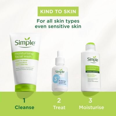 Simple Kind to Skin Moisturising Facial Wash 150ml (8)