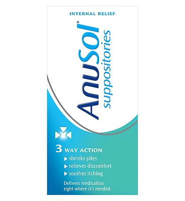 Anusol Suppositories Haemorrhoids (Piles) Treatment - 12 Pack