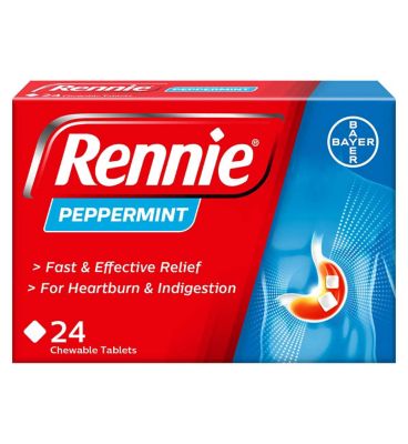 Rennie Peppermint 24 Tablets