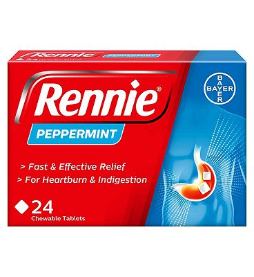 Rennie Peppermint  - 24 Tablets