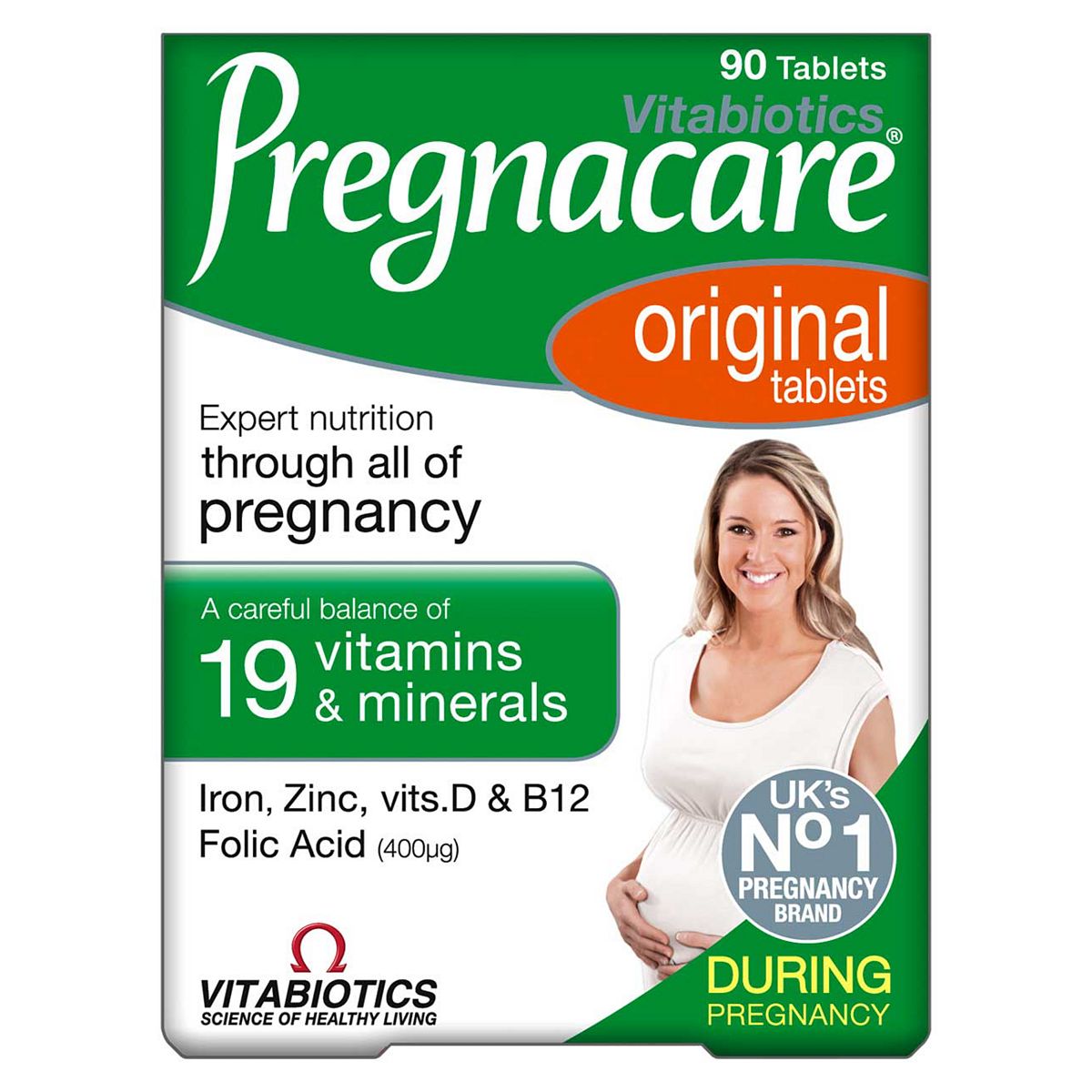 Pregnacare Vitabiotics Original - 90 Tablets, Caps