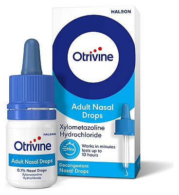 Click to view product details and reviews for Otrivine Adult Nasal Drops 10ml.