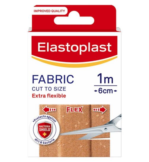 Elastoplast Fabric Cut to Size Plasters 1m x 6cm