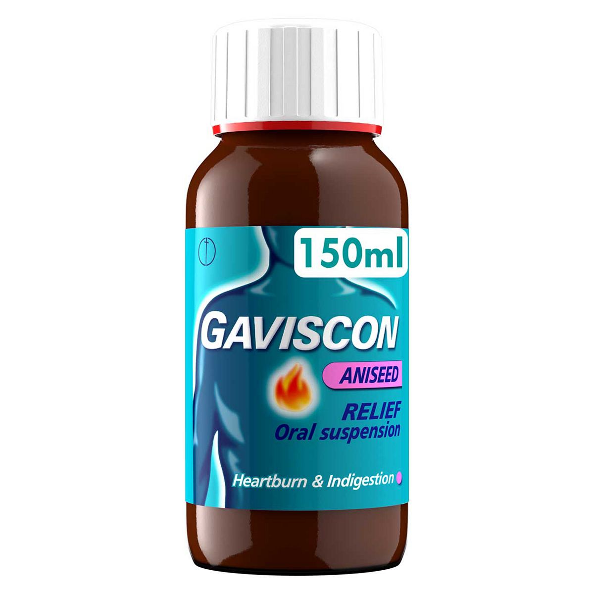 Gaviscon Liquid Heartburn & Indigestion Relief Aniseed Flavour 150Ml