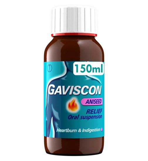 Gaviscon Liquid Heartburn & Indigestion Relief Aniseed Flavour 150ml