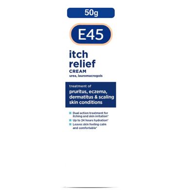 E45 Itch Cream for Eczema and Itchy Skin - 50g