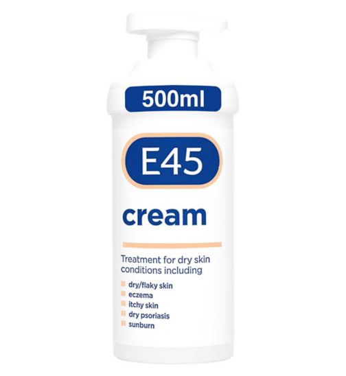E45 Dermatological Cream for Dry Skin & Eczema - 500g