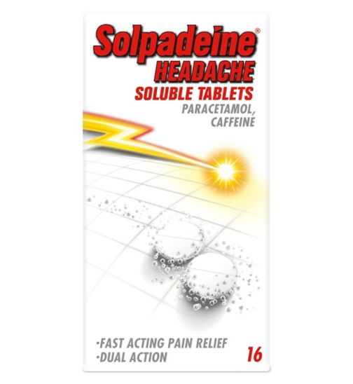 Solpadeine Fast Acting Headache Soluble Tablets - 16 Tablets