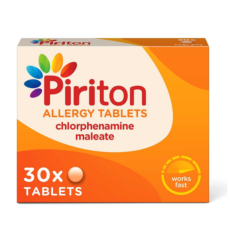 Piriton Allergy Tablets   30 Tablets   Boots